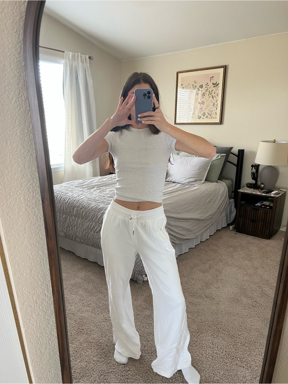 Aerie White Wide Leg Pants